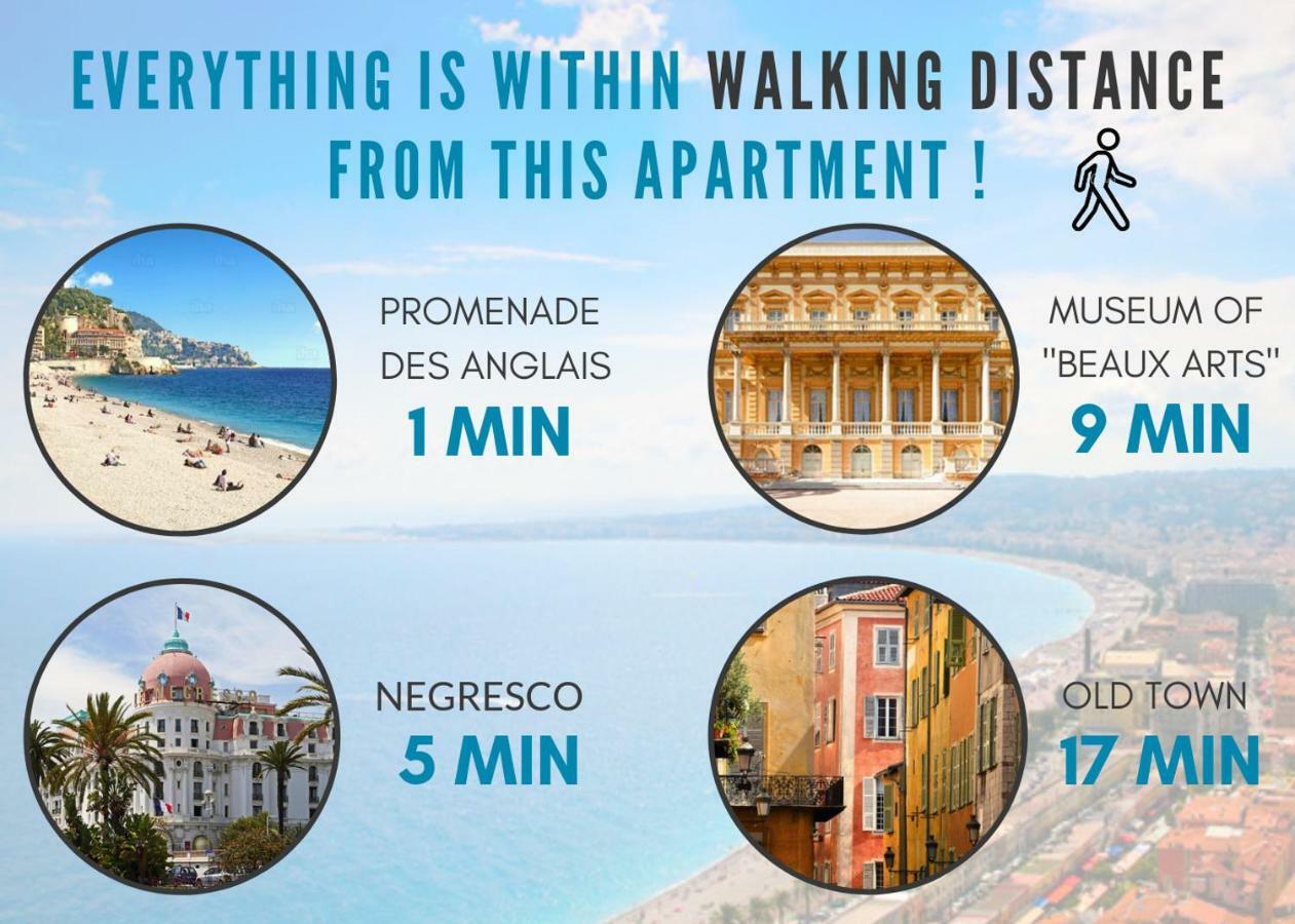 Nestor&jeeves - Le France Terrasse - - Very Close Sea Apartment Nizza